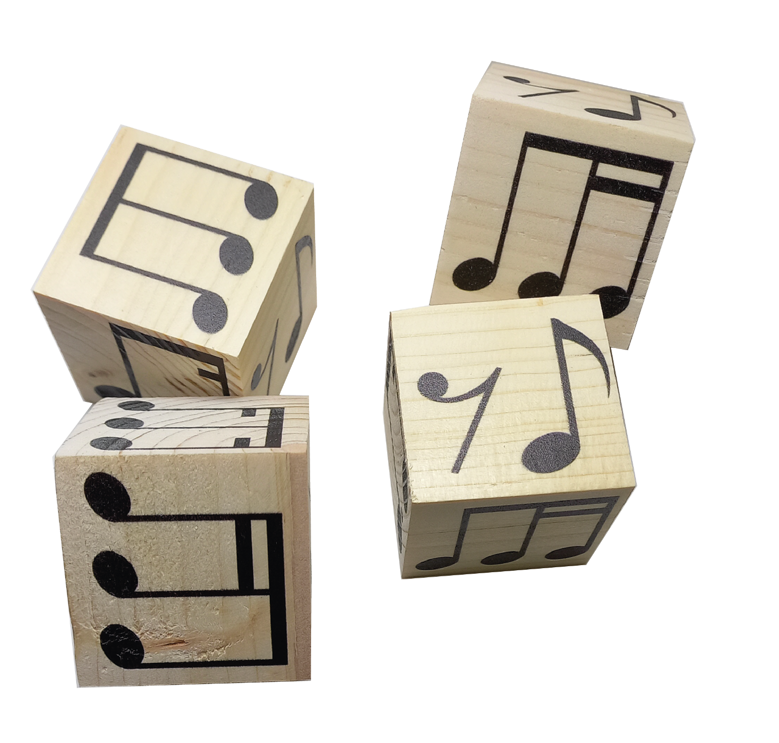 Cubos de madera personalizables – Grabados láser 2D